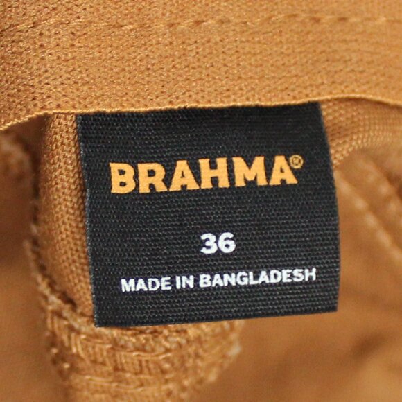 NWT Men's Size 36 Brahma 9" Inseam Relaxed Fit Canvas Shorts - Picture 5 of 14
